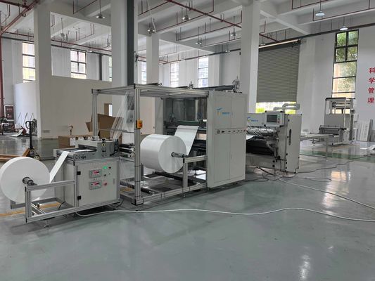 Воздушный фильтр ширины 600mm машины складчатости фильтровальной бумаги плиссируя разрезая машину