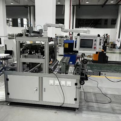 Автоматическая машина для нанесения клея ПП на производственной линии регулируемого воздушного фильтра 20 мм