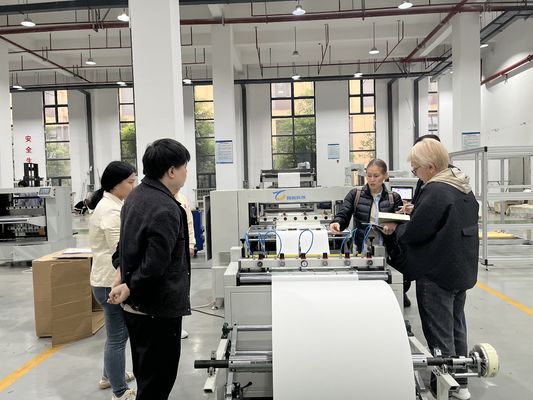 High Quality CNC Pleating & Slitting Paper Folding Machine Full-Automatic Production Line with Knife Type Grade Automatic