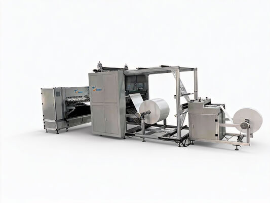 Высокотемпературная стекловолокно фильтр бумаги складной производственной линии