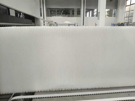 Линия производства гофрирования фильтровальной бумаги из стекловолокна, устойчивой к высоким температурам, с высотой гофры 300 мм