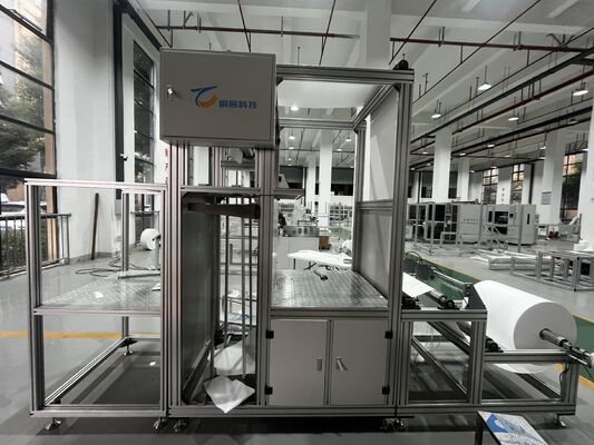 Линия производства гофрирования и фальцовки HEPA-фильтров из стекловолокна для изготовления воздушных фильтров