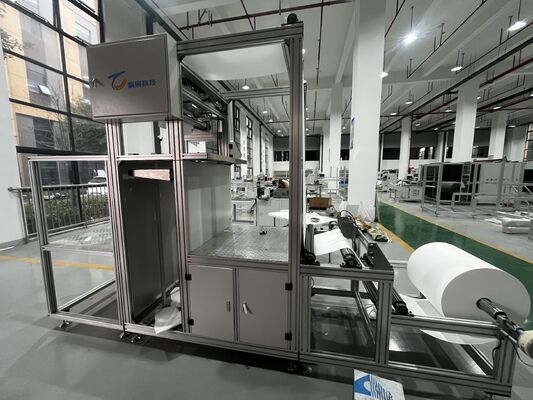 Линия производства гофрирования и фальцовки HEPA-фильтров из стекловолокна для изготовления воздушных фильтров