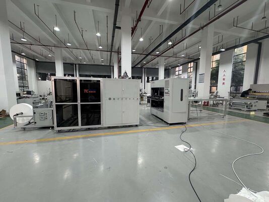 Линия производства складных фильтров из стекловолокна с модульным управлением ПЛК для промышленных вентиляционных систем с гибкой настройкой