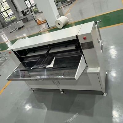 Энергосберегающая и неприхотливая полуавтоматическая машина для фальцовки фильтровальной бумаги в линиях тяжелого производства