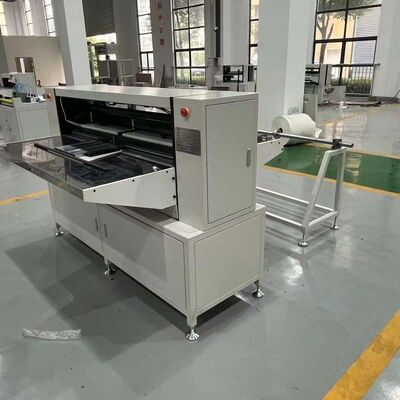 Энергосберегающая и неприхотливая полуавтоматическая машина для фальцовки фильтровальной бумаги в линиях тяжелого производства