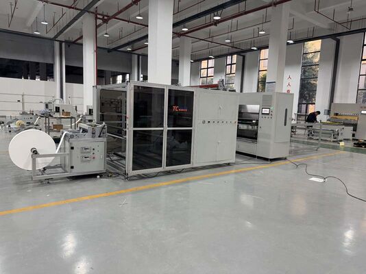 Высокоэффективная и полностью автоматическая машина для плиссировки фильтровального материала из стекловолокна для устойчивых производственных процессов HEPA-фильтров