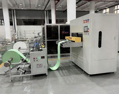 Высокоскоростная автоматическая текстильная фальцевальная машина с сервоприводом 300 мм для промышленного производства фильтров