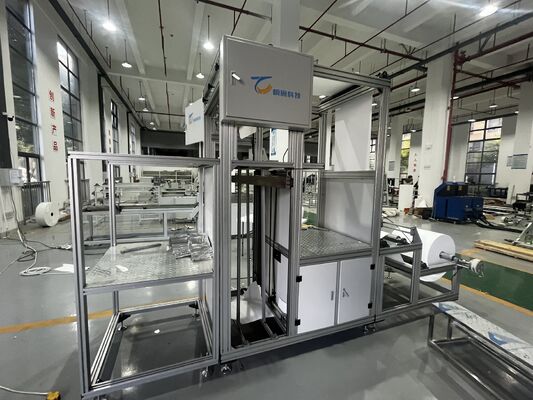 Автоматическая линия по производству фильтровальной бумаги HEPA из стекловолокна с алюминиевой фольгой и автоматическим складыванием