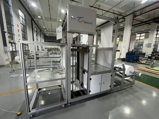 Автоматическая линия по производству фильтровальной бумаги HEPA из стекловолокна с алюминиевой фольгой и автоматическим складыванием