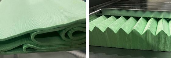 Автоматическая линия по производству складчатой фильтровальной бумаги с ножевым устройством и машиной для гофрирования